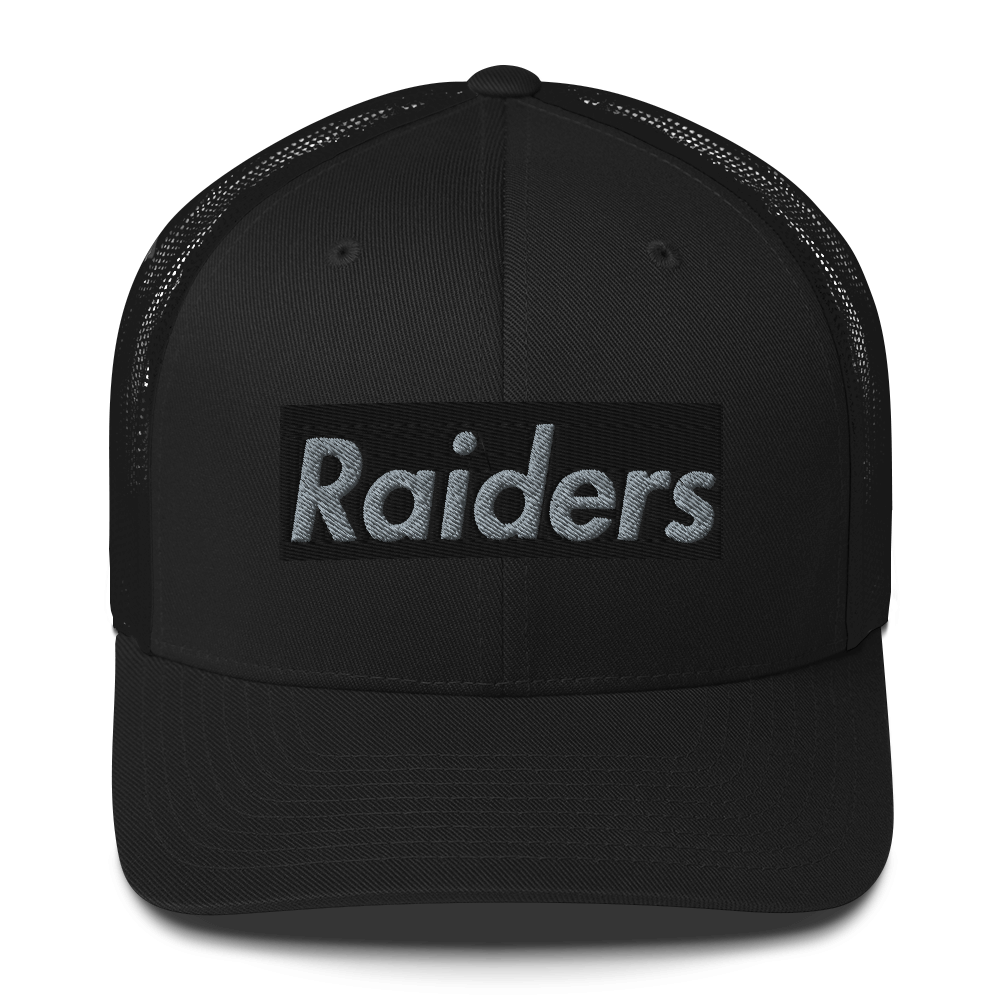 Supreme Black Out Trucker Cap – Raiders Hockey Club